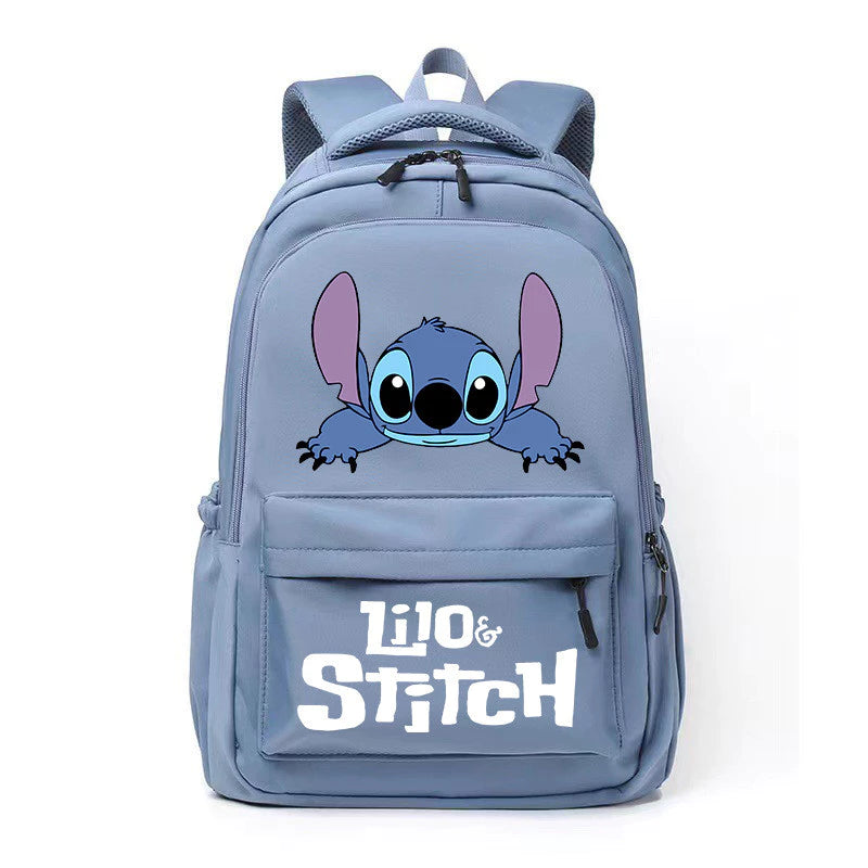 Mochila Stitch em Nylon – Estilo e Conforto para o Dia a Dia! 🌟